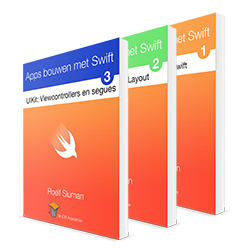 Drie eBooks: apps bouwen met swift deel 1, 2 en 3